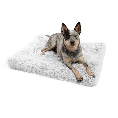 Best Friends By Sherri Nap Mat Orthopedic Shag Grey 27" x 36"