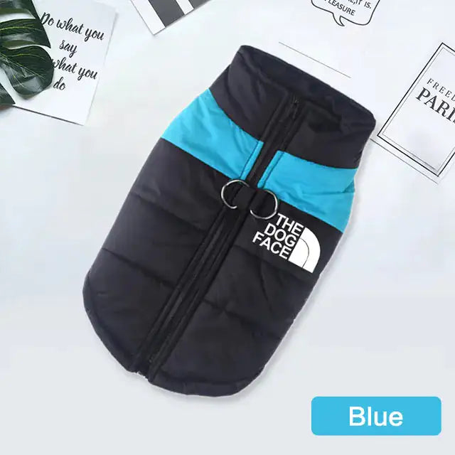 Arctic Paws Waterproof Winter Dog Vest Blue L