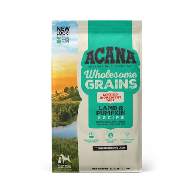 ACANA Singles + Wholesome Grains Limited Ingredient Diet Lamb & Pumpkin Dry Dog Food