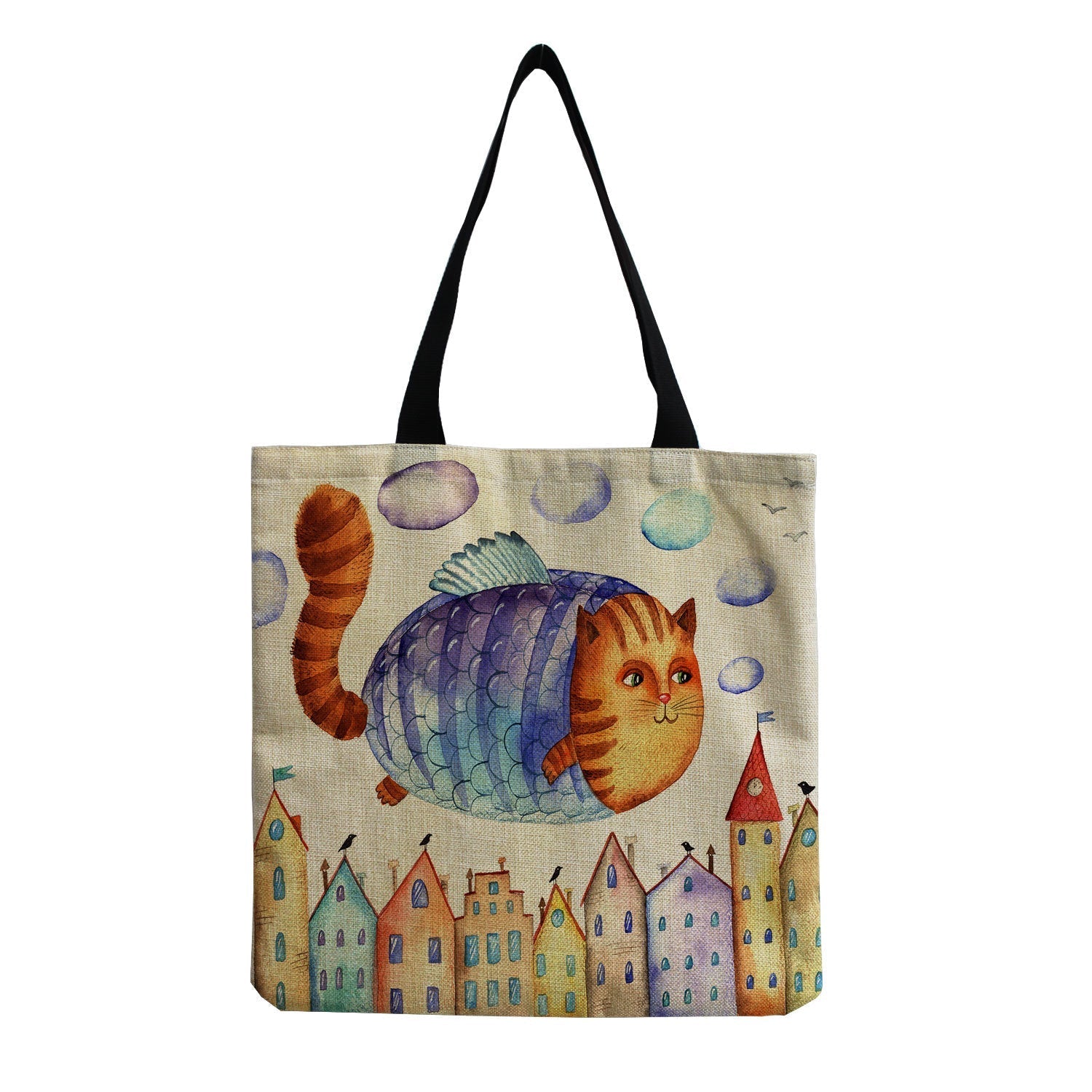 Cute Cat Shopping Bag