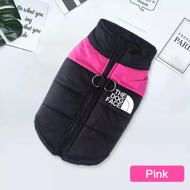 Arctic Paws Waterproof Winter Dog Vest Pink S
