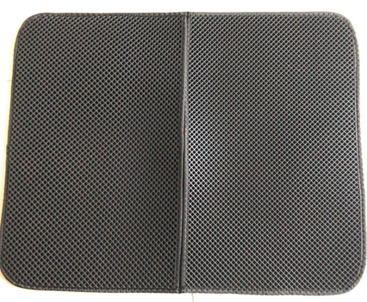Cat Litter Trapping Mat Gray L Foldable