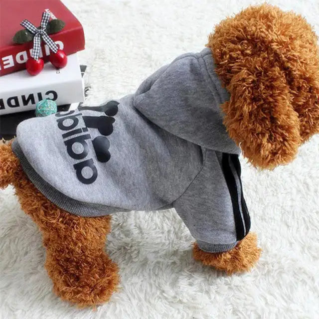 Dog Hoodies Gray M 1.5-2kg