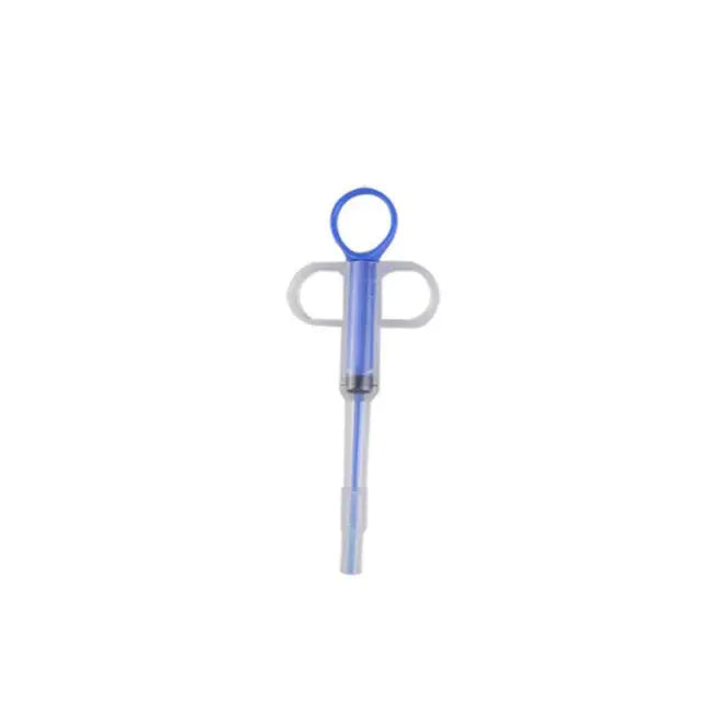 Tablet Pill Gun Piller Push Dispenser Blue