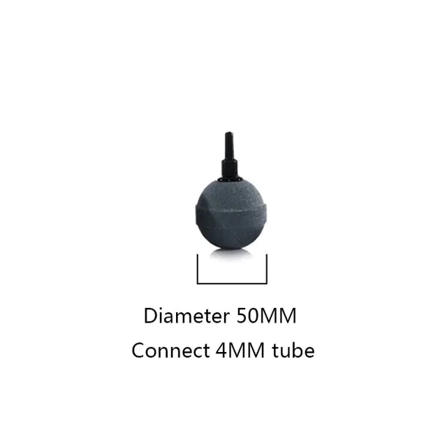 Round Aquarium Air Stones Black 50 MM