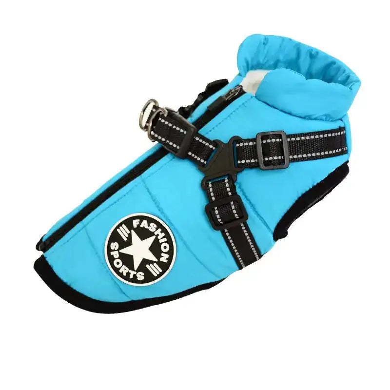 Adorable Water Proof Winter Ski Suit Blue XXL
