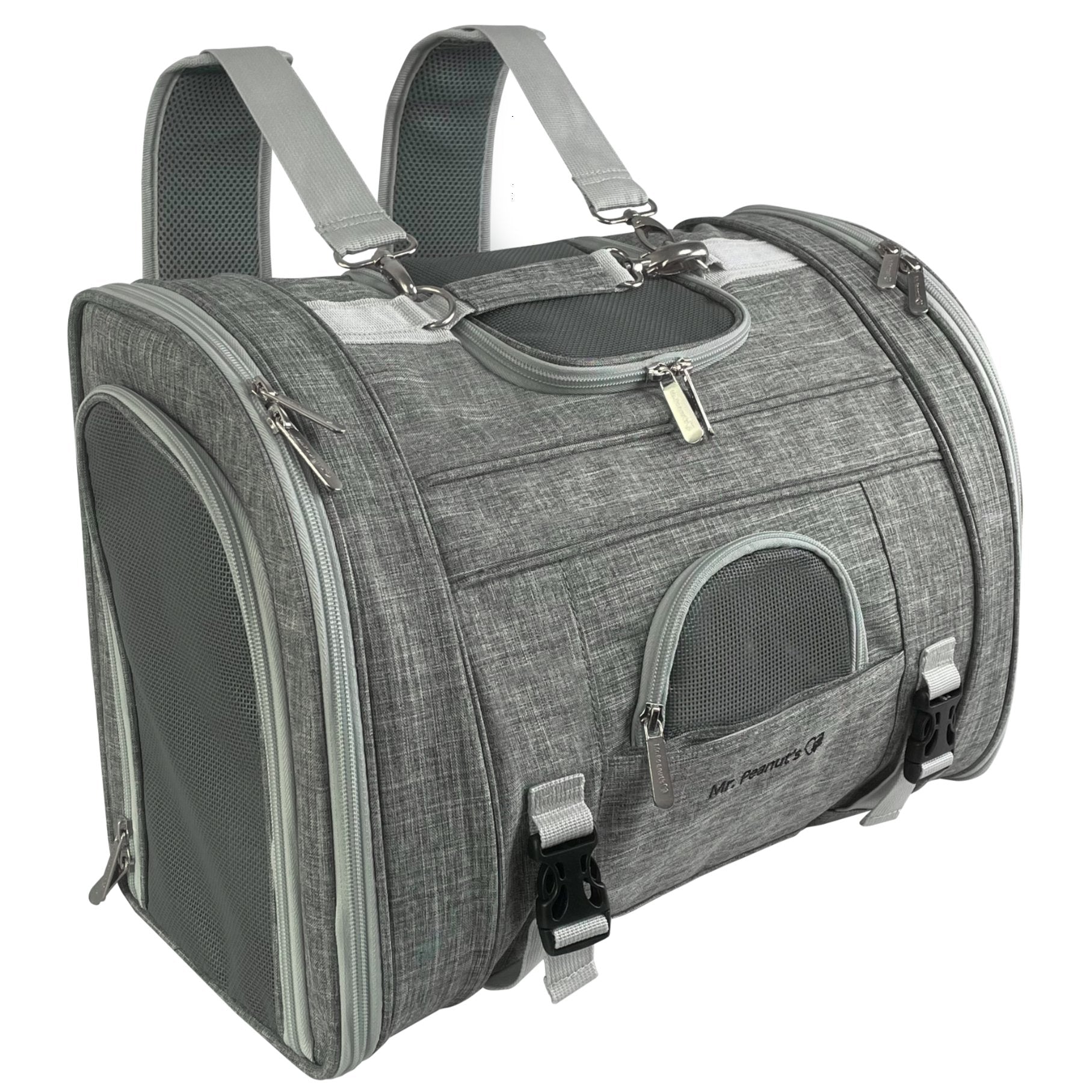 Mr. Peanut's Monterey Series Backpack Airline Compliant Pet Carrier - Newly Updated Model Now Available