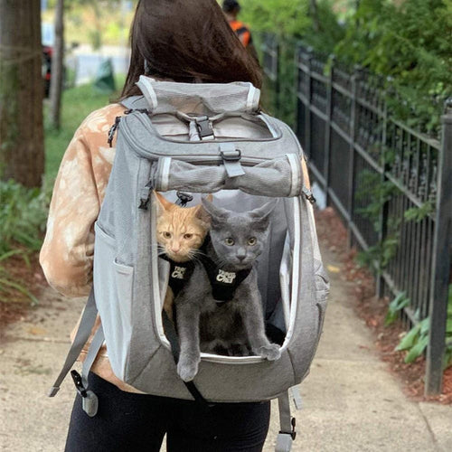 "The Navigator" Convertible Cat Backpack - For Adventurous Cats and Humans